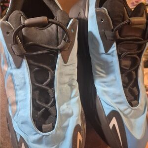 adidas Blue and Black Athletic Shoes